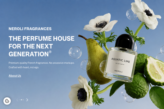 The Perfume House for the Next Generation, Premium Quality French Fragrances. No excessive markups, Crafted with heart. Not ego.
