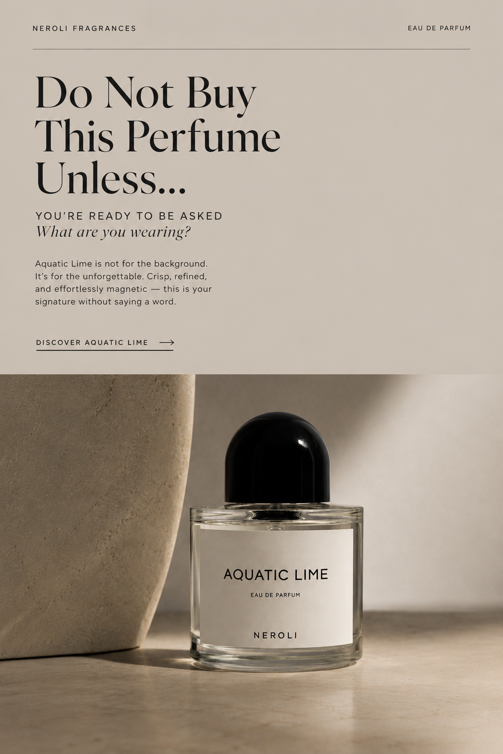 Do Not Buy This Perfume.