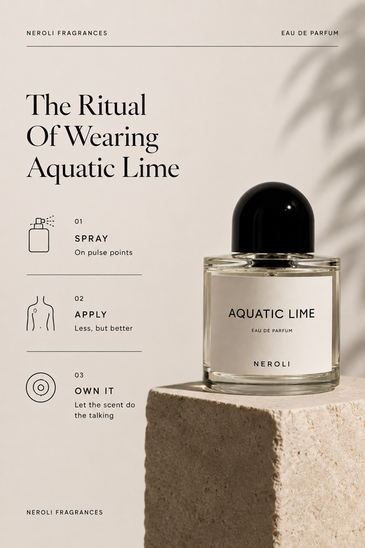 The Ritual Of Wearing Aquatic Lime.