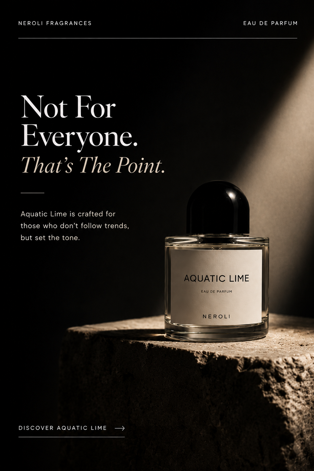 Aquatic Lime Is Crafted For Those Who Don't Follow The Trends.